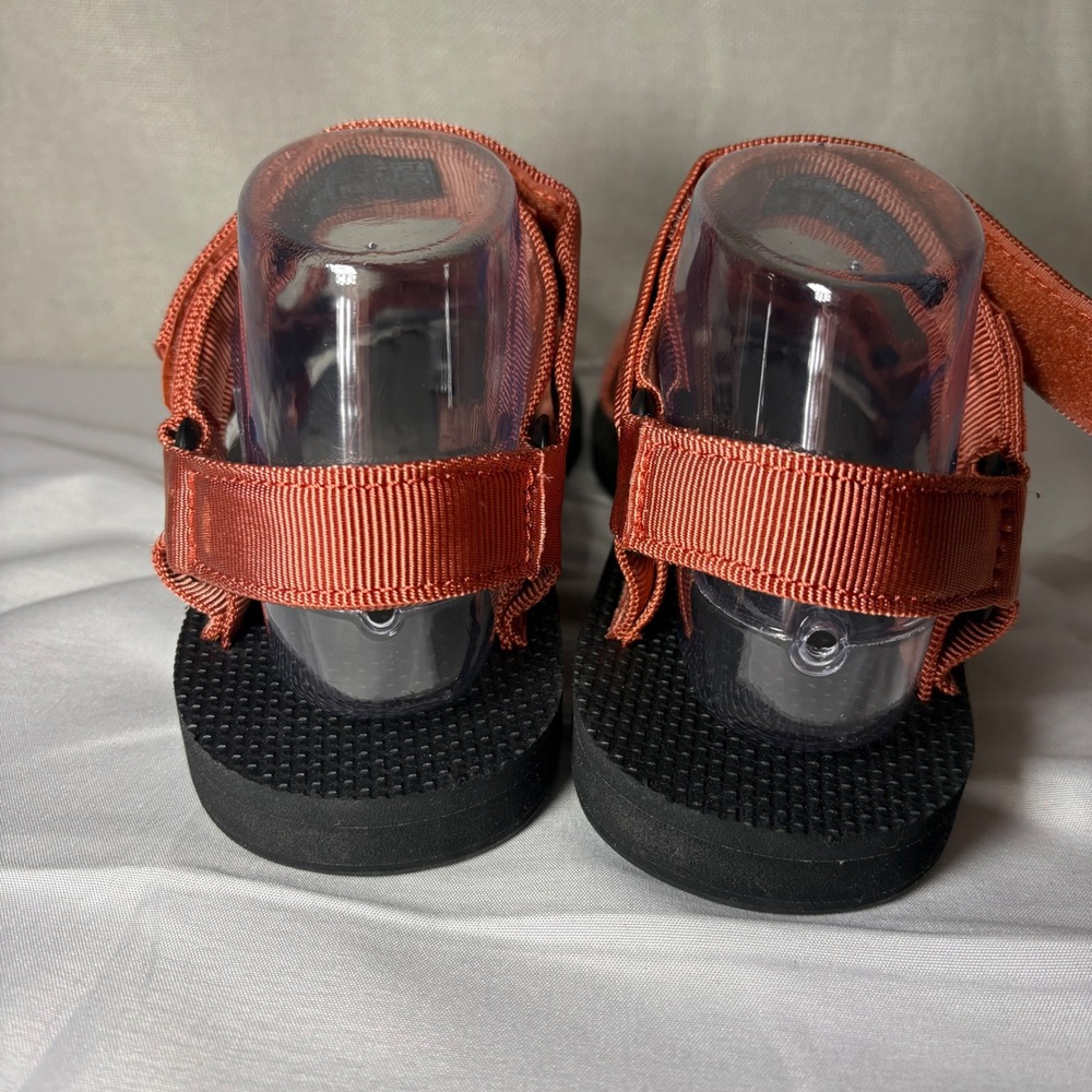 Teva Original Universal Burnt Orange Sandals Womens 9 1003987 Rust Strappy EUC - Picture 3 of 9